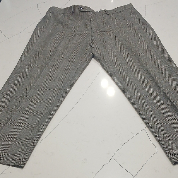 Nautica Black and White Houndstooth Trousers For Mens Sz40x30 It Has A Deffect - Picture 1 of 12